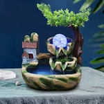 Rockery Fountain Waterfall Feng Shui Desktop Sound Decor+led Light Mini Us. Fixed Price $33.81.