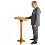 Wood Podium Church Pulpit School Lectern Hotel Event Speaker. Fixed Price $111.49.