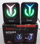 Reccazr Computer Speakers, 2.0CH Pc Black W/rgb Lights SP5199. Fixed Price $15.00.