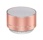 New Portable Bluetooth Speaker Wireless Outdoor Indoor Usb Rose Silver Abs Bass. Fixed Price $19.99.