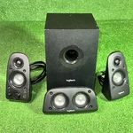 Logitech Z-506 5.1 Speaker System Surround Sound Black 4PC Set Wired. Fixed Price $59.99.