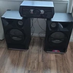 Sony SHAKE-X3 Bluetooth Home Audio System, Dj Effect, Sound Pressure Horn, Black. Fixed Price $580.00.