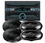 4X Pioneer 6X9" Speaker 2DIN Am/fm Usb Bluetooth Digital Media Car Stereo 75X4W. Fixed Price $136.99.
