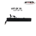 Lot Of 10 - Dell AC511 Usb Powered Stereo Soundbar Speaker Black 1.6M. Fixed Price $59.99.