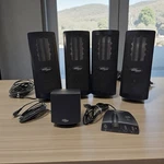 Monsoon Planar Media Speaker Set 4 Flat Panel + Square Volume Control. Fixed Price $99.99.