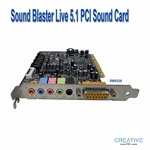 Creative Labs Sound Blaster Live! 5.1 Digital SB0220 Pci Audio Card. Fixed Price $9.99.