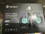 Toptech Mini Multimedia Usb Powered Speakers For Pc Cd Dvd MP3/MP4 Game Console. Fixed Price $14.00.