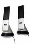 Altec Lansing Desktop Set Silver Black Wired Computer VS4221. Fixed Price $29.99.
