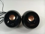 Creative Pebble Minimalistic Desktop Speakers Usb Powered MF16R0. Fixed Price $24.99.