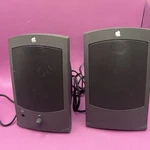 Vintage Appledesign Powered Speakers Ii M2497 One Working, For Parts. Fixed Price $49.99.