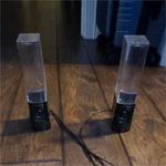 Soundsoul Water Dancing Wired 2.0 Channel Computer Speakers Black. Fixed Price $20.00.