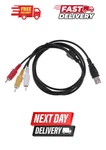 Usb To Rca Audio Cable 1.5M 2.0 Male Stereo Adapter For Pc Lap. Fixed Price $9.80.