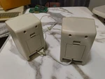 Vintage Sound Blaster SBS38 Speakers - Untested No Power Supply/adapter. Fixed Price $20.00.