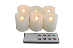 Ecogecko Flameless Votive Candles With Remote, Timer, Batteries Included. Fixed Price $14.99.
