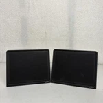 Black Teac Nxt Flat Panel Bookshelf Metal Pair 10W Speakers W/ Wires Tested. Fixed Price $14.87.