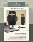 Audio-technica ATR2USB 3.5 Mm To Digital Adapter Sound Card. Fixed Price $7.00.