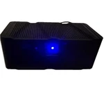 Portable Speaker With 3.5 Audio Plug Cable, Blue Power Light Sakar International. Fixed Price $10.00.