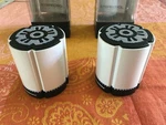 Pair Of Enermax Stereosgl 4 Watt Bluetooth Wireless Led Speaker - White. Fixed Price $14.10.