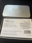Nwot Pampered Chef Creative Cutters 8 Pc Set With Tin Case Make Fun Appetizers. Fixed Price $6.00.