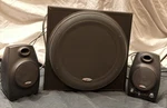 Labtec Pulse 2.1 Multimedia/desktop Stereo System, LCS-2424, Subwoofer. Fixed Price $48.00.