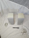 Large Kinyo Desk Speakers W/bass And Trebble Adjust Front, All Cords Included. Fixed Price $27.99.