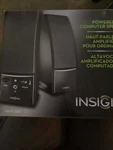 Insignia NS-PCS20 Powered Computer Laptop Multimedia Stereo Speakers Tested/work. Fixed Price $9.95.