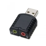 Syba SD-AUD20066 Usb 2.0 External Stereo Sound Adapter With Mic Input. Fixed Price $14.40.