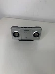 Creative Travelsound Portable Speaker System Silver Tested Working Vintage. Fixed Price $14.75.