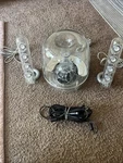 Harman Kardon Soundsticks Iii Multimedia Speaker System Tested And Working. Fixed Price $130.00.