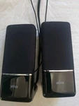 Ativa Piece 2.0 Stereo Usb Speaker System Black U212. Fixed Price $24.99.