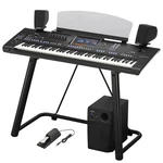 Yamaha GENOS2 Arranger Workstation With GNS-MS01 Speaker System L-7B Stand. Fixed Price $7169.97.