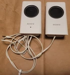 Sony Portable SRS-M30 Active System White Powered Tested Works. Fixed Price $17.99.