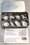 New The Pampered Chef Creative Cutters Set #1095 Mini Cookie 8 Shapes. Fixed Price $11.99.