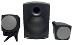 Boston Acoustics BA745 3-PIECE Powered Speaker System W/ Subwoofer Tested/works!. Fixed Price $49.99.