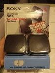 New Sealed Sony SRS-5 Mini Portable Speaker System 1991. Fixed Price $27.84.