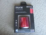 Brand New Ihome IBT69RC Bluetooth Wireless Rechargeable Mini Speaker Red. Fixed Price $29.98.