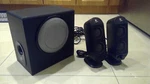 Logitech X-230 Computer Speakers System-not Tested/parts Only. Fixed Price $14.99.