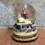 Manger Scene Water Globe Music Box Plays Joy To The World. Fixed Price $39.95.