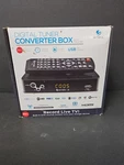 Ematic Digital Tuner Converter Set Top Box AT103B With Remote. Fixed Price $42.00.