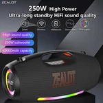 Zealot S89 250W Portable Bluetooth Speaker High Volume Waterproof 48000MAH Wi.... Fixed Price $337.99.
