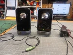 Logitech LS11 LS-11 2.0 Pc Speakers 3.5MM Aux (tested, Works). Fixed Price $9.99.
