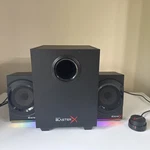 Creative Sound Blasterx Kratos S5 2.1 Gaming Speaker System W/ Rgb Lighting. Fixed Price $45.29.