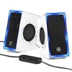 Gogroove Gaming Computer Speakers With Blue Led Light - Sonaverse O2I Speaker.... Fixed Price $50.94.