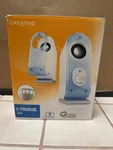 Creative I-trigue 200 2.0 Wired Speakers 3.5MM Ac Powered W/ Color Covers. Fixed Price $12.00.