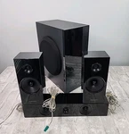 Samsung Home Theater Subwoofer Center Front Speakers Set With Wires PS-EW2-2. Fixed Price $79.87.