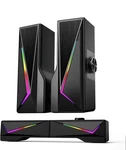 Computer Speakers For Desktop, Bluetooth & Usb Input, Powered Gaming Stereo. Fixed Price $49.99.