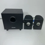 Philips SPA1330/37 Multimedia Speakers 2.1 Subwoofer + Satellite. Fixed Price $23.97.