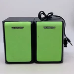 Vaensong VS12 Pair Of Wired Speakers W/ Usb & 3.5MM Audio Jack Portable Green. Fixed Price $31.96.