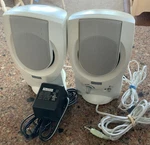 Altec Lansing AVS200 Speakers - Tested W/ Power Adapter. Fixed Price $16.99.