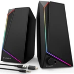 Lenrue Computer Speakers E-IO59 Usb-c Powered Loud Stereo Sound Black. Fixed Price $37.39.